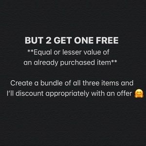 Buy 2 Get 1 F R E E 🤟🏻